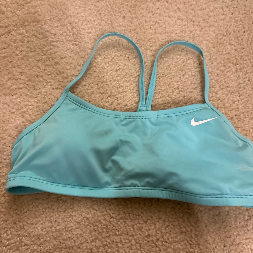 Nike Women's Light Blue Bikini Top